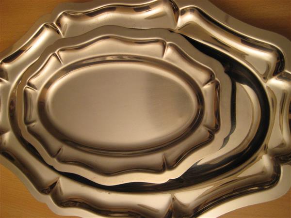 Grote foto inox serveerschalen 18 10 huis en inrichting servies