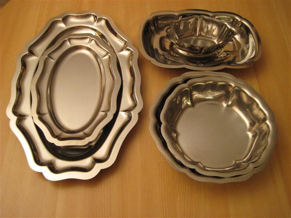 Grote foto inox serveerschalen 18 10 huis en inrichting servies