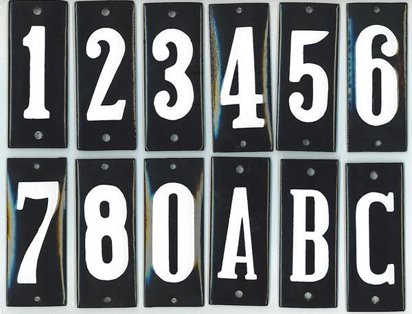 Grote foto emaille huisnummers huisnummerborden schildjes diversen overige diversen