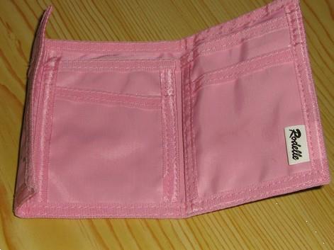 Grote foto roze portefeuille met hartjes sieraden tassen en uiterlijk portemonnees