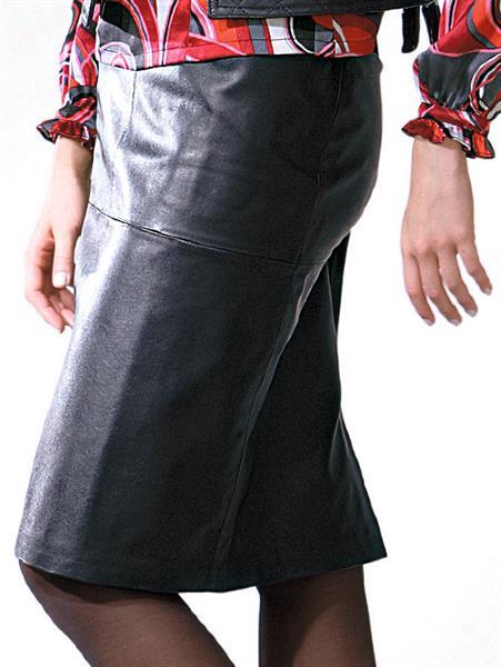 Grote foto lederen rok kleding dames lederen kleding