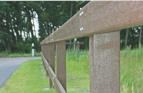 Grote foto kunststof weide palen romoga dieren en toebehoren stalling en weidegang