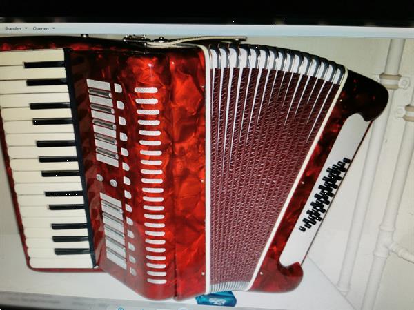 Grote foto playback accordeon met mp3 super geluid muziek en instrumenten accordeons