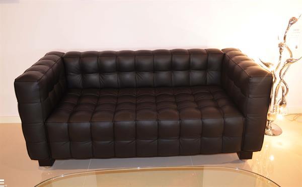 Grote foto kubus design bank runder leder leer sofa zits huis en inrichting bankstellen