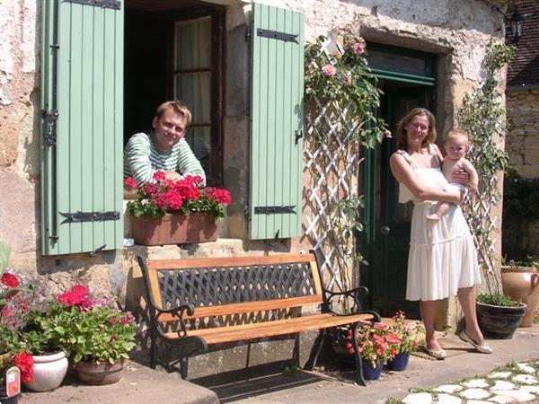 Grote foto dordogne hans en grietje huisje tuin warm zwembad vakantie frankrijk