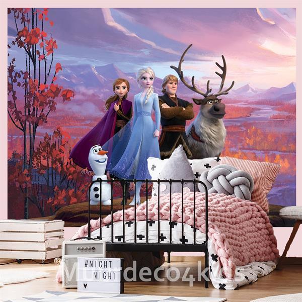 Grote foto disney frozen behang xl fotobehang muurdeco4kids kinderen en baby inrichting en decoratie