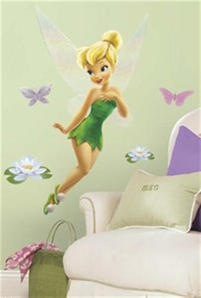 Grote foto disney fairies muurstickers tinkerbell en elfjes kinderen en baby inrichting en decoratie