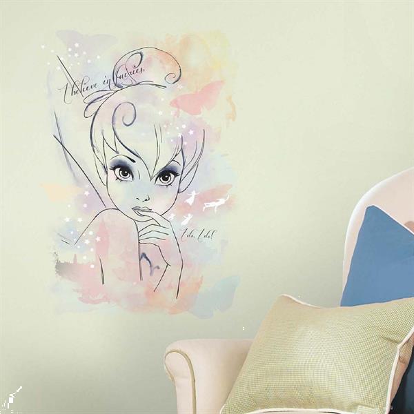 Grote foto disney fairies muurstickers tinkerbell en elfjes kinderen en baby inrichting en decoratie