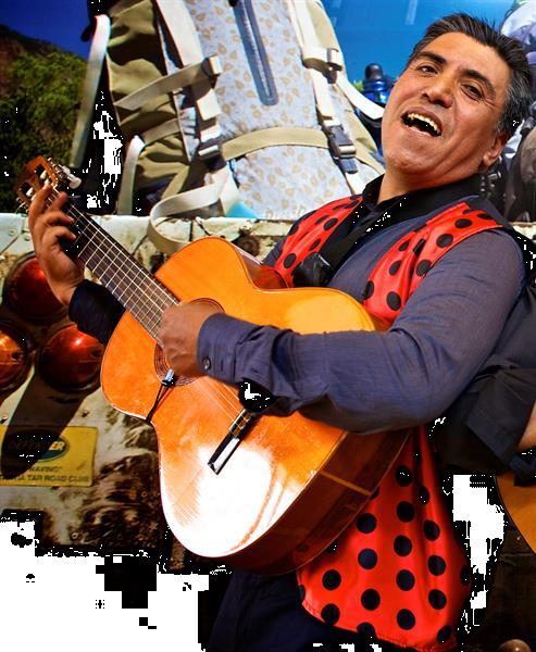 Grote foto spaanse muziek live en spaanse dans flamenco muziek en instrumenten muzikanten en bands