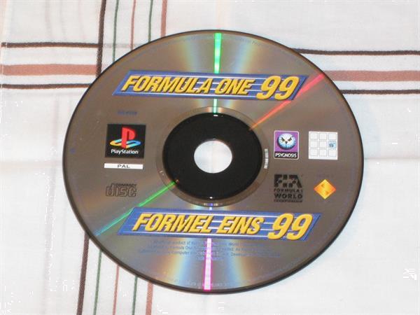 Grote foto formula one 99 ps1 spelcomputers games playstation