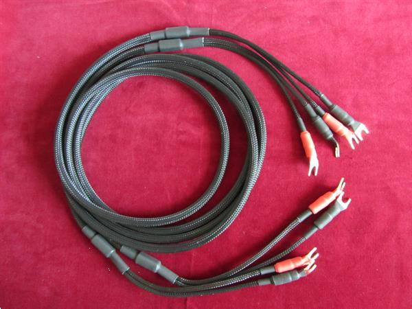 Grote foto luidsprekerkabels single wire 2 x 2 5 mm audio tv en foto kabels