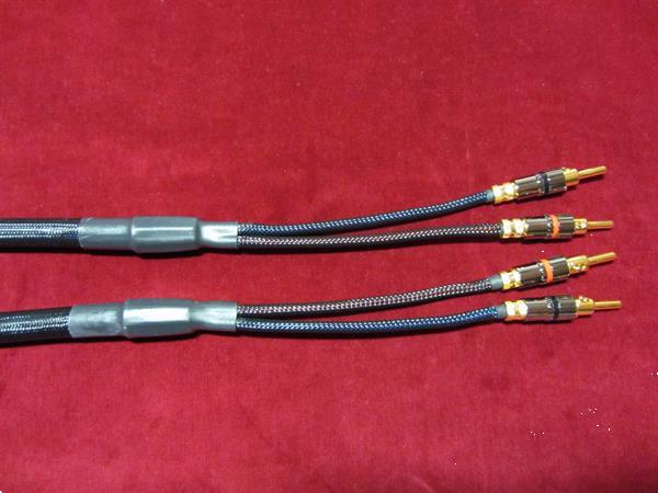 Grote foto luidsprekerkabels single wire 2 x 2 5 mm audio tv en foto kabels