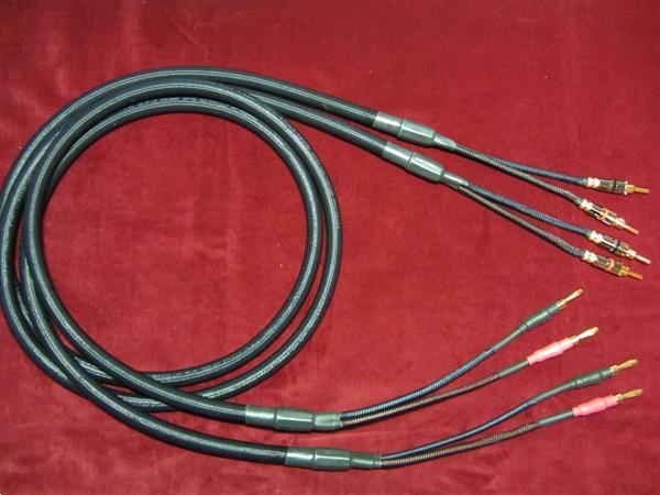 Grote foto luidsprekerkabels high end single wire 2 x 4 mm audio tv en foto kabels