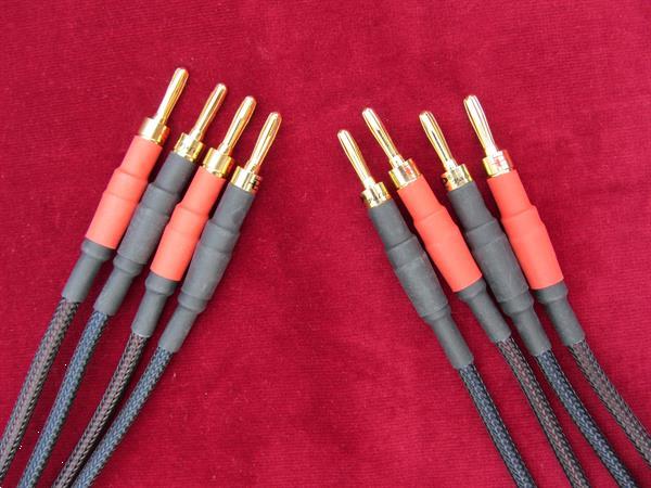 Grote foto luidsprekerkabels high end single wire 2 x 4 mm audio tv en foto kabels