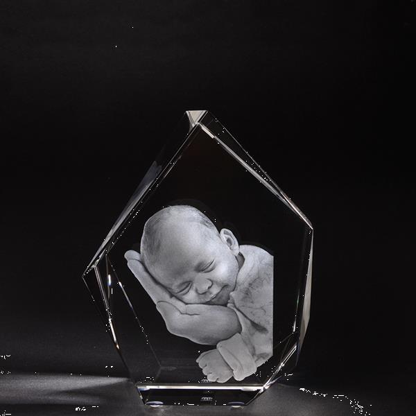 Grote foto 3d foto in glas. model ysberg l antiek en kunst glas en kristal