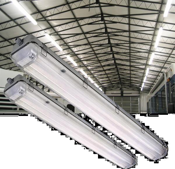 Grote foto led armatuur incl led buis t8 1200mm agrarisch algemeen