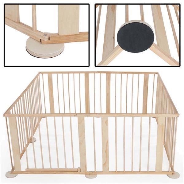 Playpen Grondbox "Octagon" 7,2m Naturel Inklapbaar Kopen Boxen