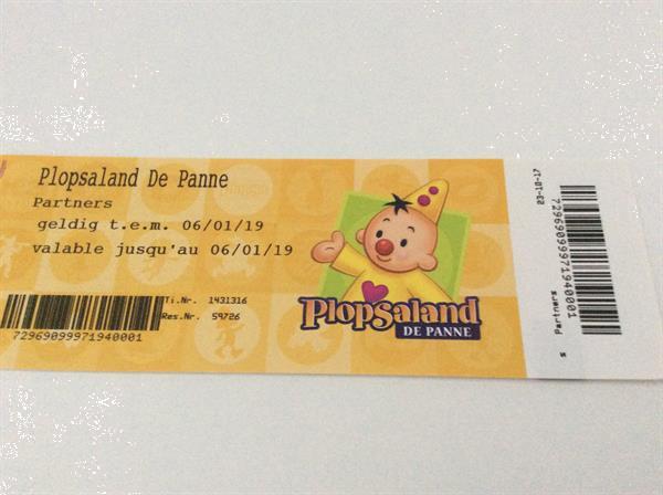 Grote foto 4 tickets plopsaland de panne tickets en kaartjes pretparken en attractieparken