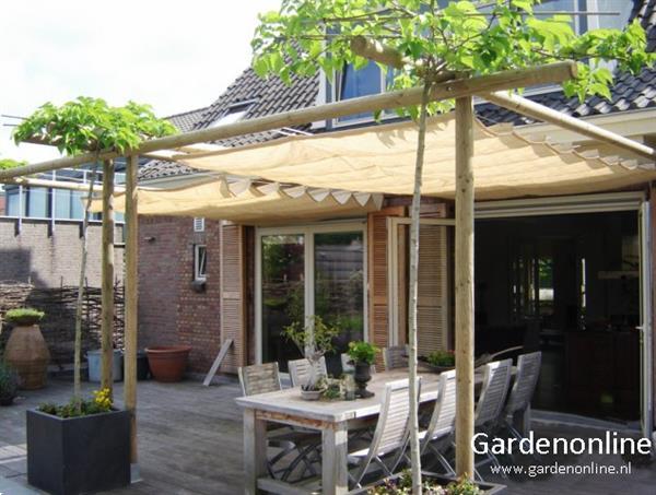 Grote foto harmonicadoek nesling of garviks ook waterdicht tuin en terras zonneschermen