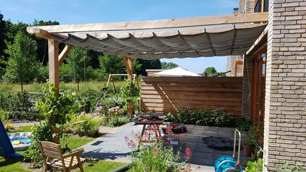 Grote foto harmonicadoek nesling of garviks ook waterdicht tuin en terras zonneschermen