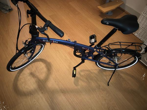 Grote foto dahon vouwfiets donkerblauw hangslot fietsen en brommers vouwfietsen