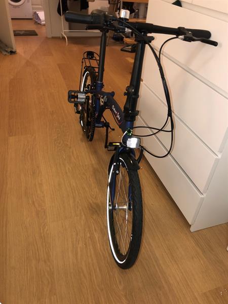 Grote foto dahon vouwfiets donkerblauw hangslot fietsen en brommers vouwfietsen