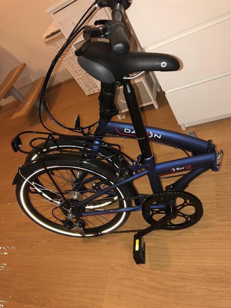 Grote foto dahon vouwfiets donkerblauw hangslot fietsen en brommers vouwfietsen