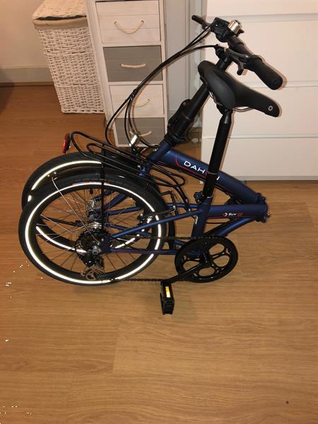 Grote foto dahon vouwfiets donkerblauw hangslot fietsen en brommers vouwfietsen