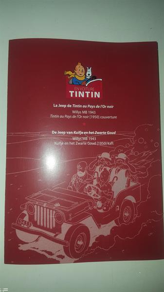 Grote foto la jeep de tintin au pays de l or noir verzamelen stripfiguren
