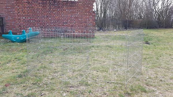 Grote foto metalen park voor hondjes konijnen kippen... dieren en toebehoren hokken en kooien