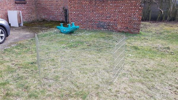 Grote foto metalen park voor hondjes konijnen kippen... dieren en toebehoren hokken en kooien