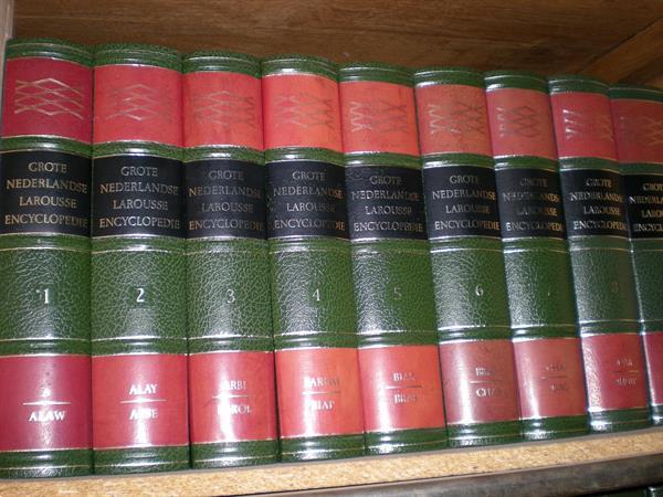 Grote foto grote nederlandse larousse encyclopedie boeken encyclopedie n