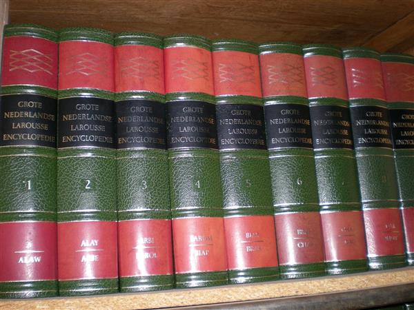 Grote foto grote nederlandse larousse encyclopedie boeken encyclopedie n