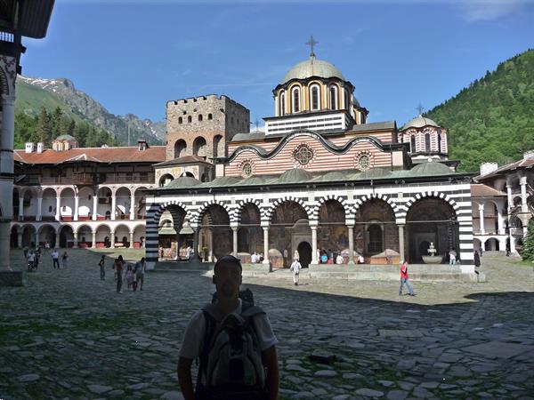 Grote foto struma dolinata kamer met panoramisch bergzicht vakantie europa oost