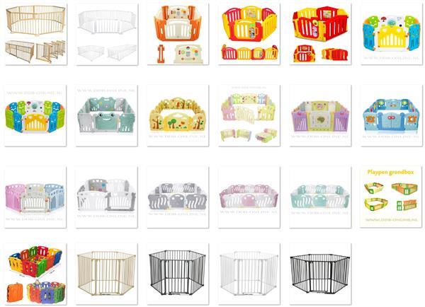 Grote foto kinderbox babybox grondpark tweelingpark baby park kinderen en baby boxen