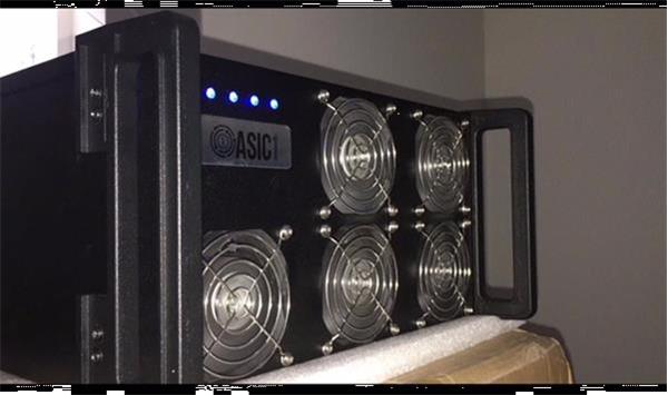 Grote foto asic miner computers en software processors