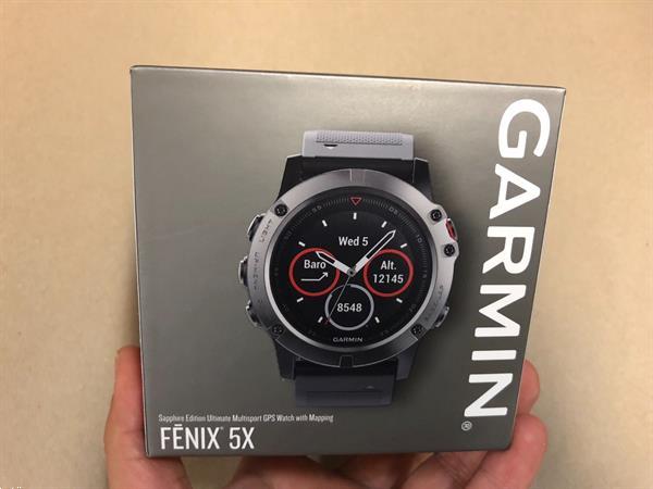 Grote foto garmin fenix 5x sapphire gps multisport horloge sport en fitness hartslagmeters