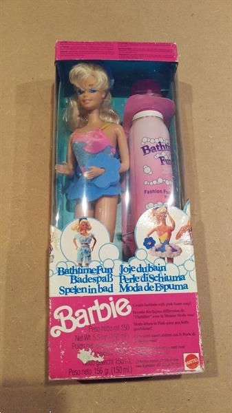 Grote foto barbie spelen in bad mattel kinderen en baby poppen