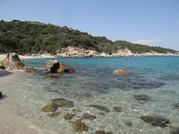 Grote foto appartement met zee en bergzicht 150m van strand vakantie griekenland