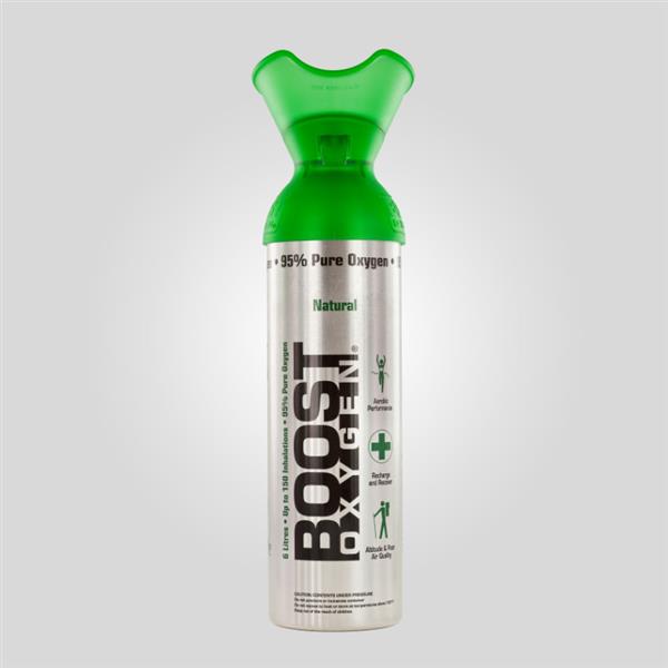 Grote foto boost 9l pure zuurstof 95 zuiver in handige fles sport en fitness fietsen en wielrennen