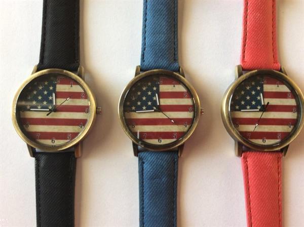 Grote foto american flag horloge artikelnummer hor r z b verzamelen overige verzamelingen