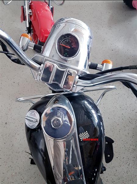 Grote foto mini harley chopper kinderen en baby space scooters