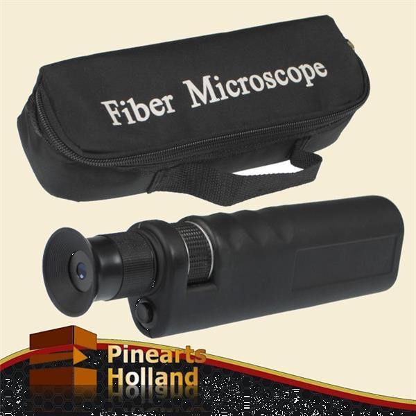 Grote foto glasvezel microscoop 400x fiber microsope audio tv en foto algemeen