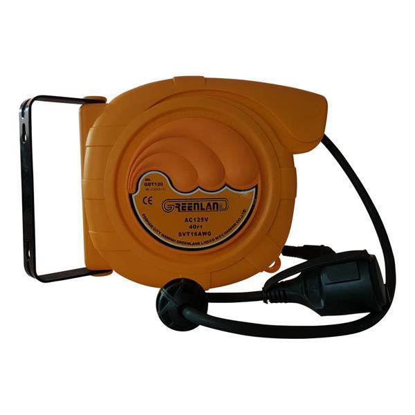 Grote foto haspel verlengsnoer 12 meter zelfoprollend doe het zelf en verbouw lasapparaten