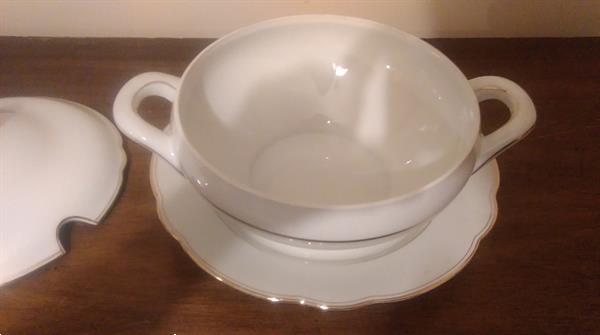 Grote foto bavaria servies wit met gouden rand antiek en kunst servies compleet