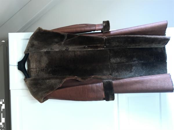 Grote foto prachtige en stijlvolle pelsmantel kleding dames jassen winter