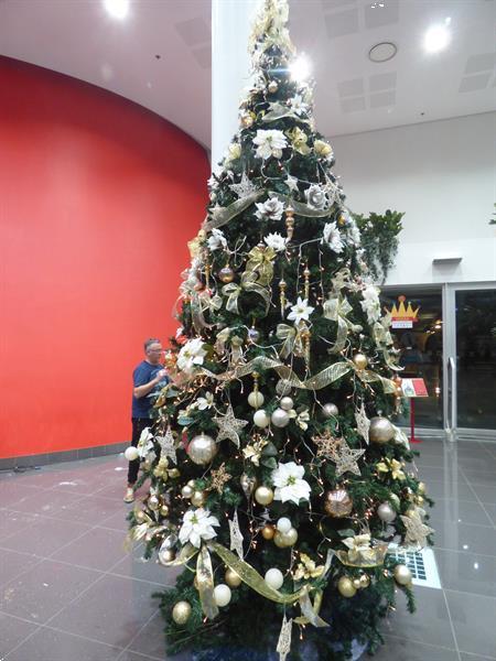 Grote foto versierde kerstbomen kerstdecoraties te huur diversen kerst