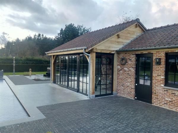 Grote foto eiken bijgebouwen tuinhuizen en poolhouses tuin en terras tuinhuisjes en blokhutten