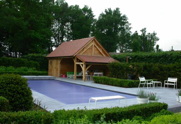 Grote foto eiken bijgebouwen tuinhuizen en poolhouses tuin en terras tuinhuisjes en blokhutten