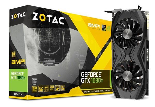 Grote foto zotac geforce gtx 1080 ti amp edition 11gb gddr5x computers en software videokaarten